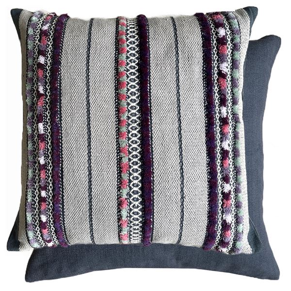 Mangala Cushion - Aubergine